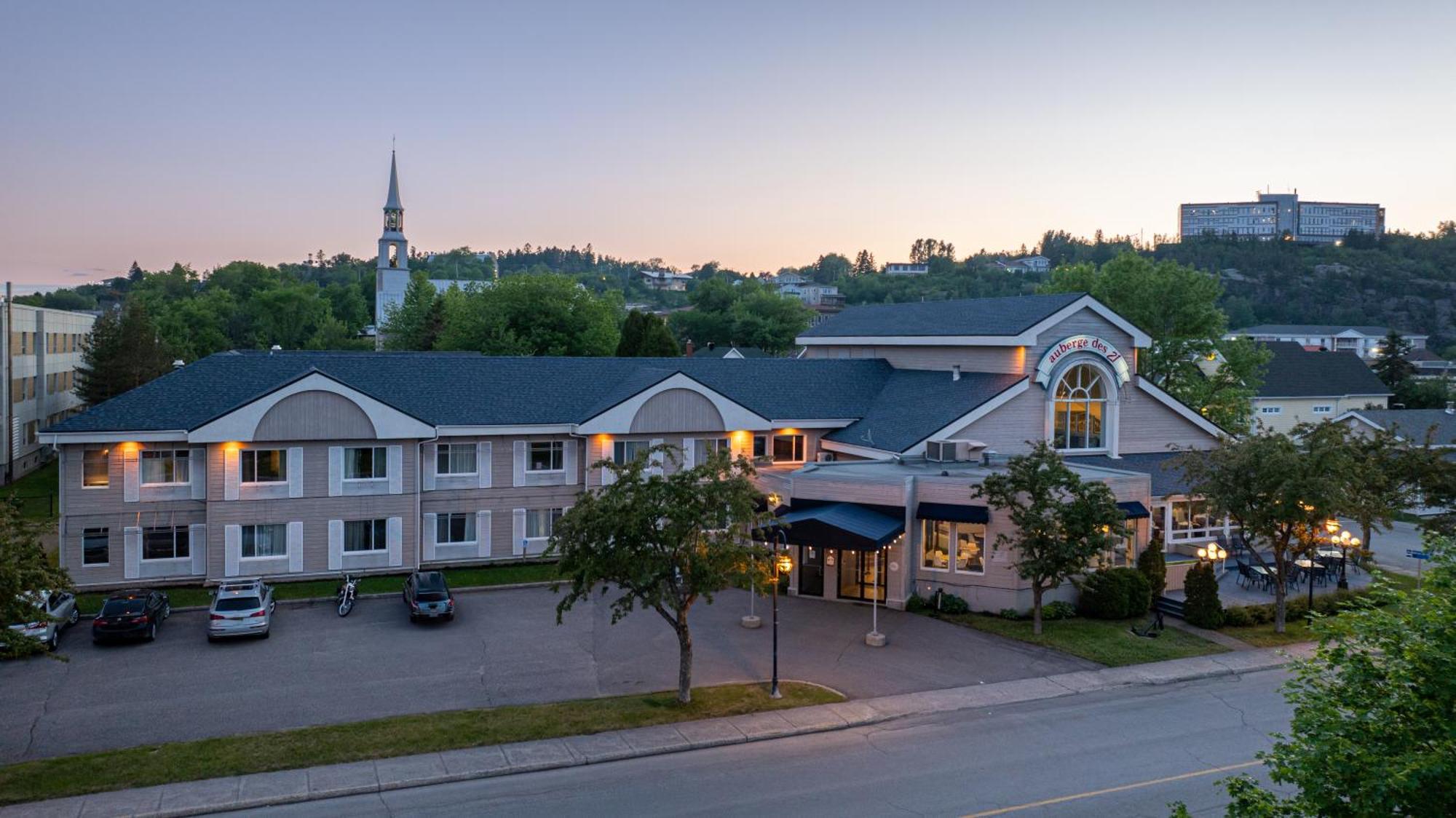 Auberge Des 21 La Baie Exterior foto